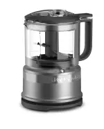 KitchenAid 3.5 Cup Food Chopper KFC3516CU, Contour Silver