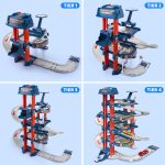 City Ultimate Garage Track Set with Electric Elevator – 5 Levels, 5 Die-Cast Cars & 1 Helicopter - Image 3
