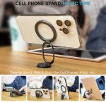 Magnetic Phone Ring Holder with MagSafe – Double Adjustable Finger Ring Grip, Removable Phone Grip, Compatible with Magnetic Car Mount - Image 6