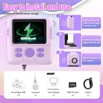 Instant Print Camera for Kids – 3-12 Years, Digital Camera Toy with 32GB SD Card - Image 3