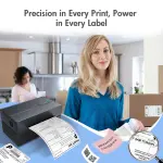Bluetooth Thermal Shipping Label Printer – 4x6 Wireless Label Maker for Small Business - Image 3