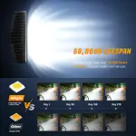 Nilight LED Light Bar 2PCS 18W 6Inch Flood LED Pods Offroad Fog Light Waterproof for Boat SUV ATV 4WD Car Truck Golf Cart 12V 24V,2 Years Warranty - Image 3