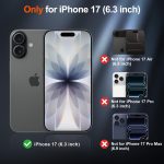 SUPFINE Magnetic for iPhone 17 Case (Compatible with MagSafe)(Military Grade Drop Protection) Translucent Matte Shockproof with Anti-Fingerprint Phone Cover,Black - Image 7