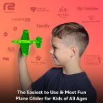 Foam Airplanes - Stocking Stuffers for Kids All Ages 4 5 6 7 8 9 + Year Old - Best Toy Gift - Boy Toys Stocking Stuffer Gifts - Air Plane Gift Idea - Easter Basket Gifts for Boys & Girls Party Favors - Image 7