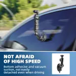 BRDRC Pocket 3 Suction Cup Mount, Car Windshield Window Dash Holder Kit with Expansion Adapter for Insta360 X4 X5 X3 Go 3S for GoPro Max Mini Hero 13 12 11 10 9 Pocket 3 2 Action 5 Pro 4 Accessories - Image 6