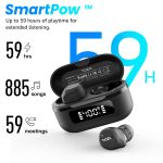 TOZO NC9 Hybrid Active Noise Cancelling Wireless Earbuds, 6 Mics ENC Clear Call, IPX8 Waterproof, in Ear Bluetooth 5.3 Headphones Stereo Bass Ear Buds 59H Playtime with LED Display 32 EQs via APP - Image 7