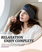 Perytong Sleep Headphones Wireless, Bluetooth Sports Headband Headphones with Ultra-Thin HD Stereo Speakers Perfect for Sleeping,Workout,Jogging,Yoga,Insomnia, Air Travel, Meditation (Grey) - Image 6