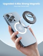 Magnetic Phone Ring Grip for MagSafe – 360° Rotation Finger Holder, Ring Stand, Strong Magnet - Image 5