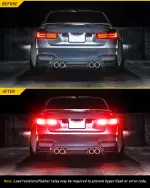 AUXITO Upgraded 7440 7443 LED Bulb Red for Tail Lights Brake Lights, Super Bright T20 W21W 7441 7444 LED Replacement for Stop Tail Brake Signal Lights, Pack of 2 - Image 2