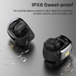 Monster Airclip AC210 Open Ear Headphones, Clip-On Earbuds, Lightweight Comfort, Secure Fit, Crystal-Clear Call, IPX6, 36H Playtime, Bluetooth 6.0 Wireless Earbuds for Running/Cycling/Gym (Black) - Image 5