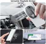 Magnetic Phone Ring Holder with MagSafe – Double Adjustable Finger Ring Grip, Removable Phone Grip, Compatible with Magnetic Car Mount - Image 7