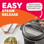 Instant Pot 6QT RIO 7-in-1 Multi-Cooker, Pressure Cooker, Slow cook, Sauté, Steam, Rice Maker, Yogurt, & Warmer, Black, 6 Quarts - Image 7