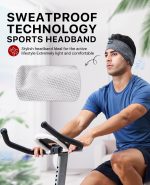 Perytong Sleep Headphones Wireless, Bluetooth Sports Headband Headphones with Ultra-Thin HD Stereo Speakers Perfect for Sleeping,Workout,Jogging,Yoga,Insomnia, Air Travel, Meditation (Grey) - Image 7