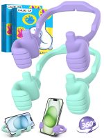 Stocking Stuffers for Teens Girls Boys Adults Cell Phone Stand: UPGRADE Adjustable Thumbs Up Lazy Phone Holder for Desk Cool Gadgets Fun Birthday Gift Ideas for Kids Teenager Women Gifts for Christmas