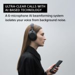 Sony WH-1000XM6 The Best Noise Canceling Wireless Headphones, HD NC Processor QN3, 12 Microphones, Adaptive NC Optimizer, Mastered by Engineers, Studio-Quality, 30-Hour Battery, Black - Image 11