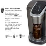 Keurig K-Elite Single Serve K-Cup Pod Coffee Maker, with Strength and Temperature Control, Iced Coffee Capability, 8 to 12oz Brew Size, Programmable, Brushed Slate - Image 11