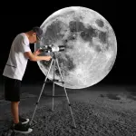 70mm Aperture 400mm AZ Mount Astronomical Refracting Telescope for Kids and Beginners – Travel Telescope with Carry Bag, Phone Adapter, Wireless Remote - Image 5
