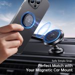 Syncwire Cell Phone Ring Holder Stand, 360 ° Rotation Finger Ring Kickstand Polished Metal Phone Grip Compatible with iPhone, Samsung, LG, Sony - Image 4
