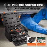 450 Pcs Mechanics Tool Set - Drive Sockets, SAE/Metric, Deep/Standard - Image 5