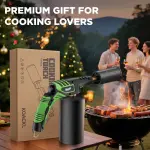 KOACKL Powerful Propane Torch Head, Campfire Starter, Charcoal Lighter, Welding Torch Head by MAPP, MAP/PRO, for Searing Steak, Soldering, Brazing, Stripping Paint(Tank Not Included) - Image 2