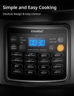 COMFEE’ 16 in 1 Electric Pressure Cooker Instant Multi Cooker Olla de Presion Non-Stick Pot Yogurt Maker Rice Cooker Sauté Steamer 8 Quarts Stainless Steel - Image 7