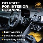 Premium 2pk Mini +1 Free Shammy Cloth for Car Drying - 17”x13” - Super Absorbent Chamois Towel for Car - Scratch-Free, Reusable & Soft Cleaning Towel - Image 4