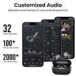 TOZO A1 Wireless Earbuds Bluetooth 5.3 Light Weight in Ear IPX5 Waterproof Headphones 2 Mic for AI Calls, Immersive Premium Sound Bass Headset with Charging Case, 32 Presets EQ Customization via App - Image 4