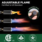 KOACKL Powerful Propane Torch Head, Campfire Starter, Charcoal Lighter, Welding Torch Head by MAPP, MAP/PRO, for Searing Steak, Soldering, Brazing, Stripping Paint(Tank Not Included) - Image 5