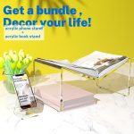 Crpich Acrylic Cell Phone Stand, Portable Clear Phone Stand for Desk, Compatible with Phone16 15 14 13 Pro Max Mini 12 11 Plus SE, Switch, Android Smartphone, Pad, Tablet, Desk Accessories - Image 2