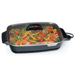 Presto 06858 16-Inch Slimline Electric Skillet with Glass Cover - Nonstick, Adjustable Temperature, Black - Image 4