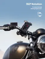 Lamicall Bike Phone Holder, Motorcycle Mount - Motorcycle Phone Holder, Handlebar Cell Phone Clamp, Scooter Phone Clip for iPhone Air 17 Pro Max, 16 15 Pro Max Plus, S20, More 4.7 to 6.8" Smartphones - Image 5