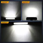 Nilight LED Light Bar 2PCS 18W 6Inch Flood LED Pods Offroad Fog Light Waterproof for Boat SUV ATV 4WD Car Truck Golf Cart 12V 24V,2 Years Warranty - Image 4