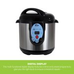 CAREY DPC-9SS Smart Electric Pressure Cooker and Canner, Stainless Steel, 9.5 Qt - Image 6