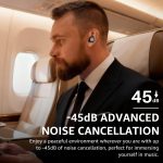 TOZO NC9 Hybrid Active Noise Cancelling Wireless Earbuds, 6 Mics ENC Clear Call, IPX8 Waterproof, in Ear Bluetooth 5.3 Headphones Stereo Bass Ear Buds 59H Playtime with LED Display 32 EQs via APP - Image 9