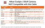 USB Cable Photo Transfer Charger Cord UC-E6 for Nikon D3300 D750 D5300 D7200 D3200, Coolpix B500, Select Coolpix & DSLR (Please See Product Pictures & Complete List of Compatible Nikon Models Below) - Image 2