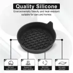 Silicone Car Cup Holder Coaster – 3.15 Inch Diameter, Heat Resistant, Anti-Slip, Easy Clean - Image 4