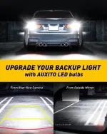 AUXITO 912 921 LED Bulb for Backup Light Reverse Lights High Power 2835 15-SMD Chipsets Error Free T15 906 922 W16W Bulbs, 6000K White, Exterior Light Bulbs (Upgraded, Pack of 2) - Image 7