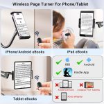 Scrolling Ring Remote for TikTok YouTube IG Shorts Video Landscape Portrait, Fingertip Wireless Scroller Page Turner Clicker for Kindle APP Compatible with iPhone iPad Android Phone Tablet - Image 4