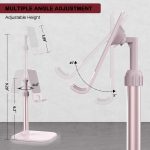 Doboli Cell Phone Stand, Stocking Stuffers Gifts for Teens Girls Boys Adults Women Men Mom Wife, Phone Stand for Desk, Phone Holder Stand Compatible with iPhone and All Mobile Phones Tablet, Pink - Image 6