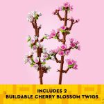 LEGO Cherry Blossom Building Toy for Kids, Girls & Boys, Ages 8+ - Artificial Cherry Blossom Decor for Home & Display - Creative Gift Idea for Plant & Flower Lovers - 40725 - Image 5