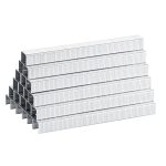 meite Staples for Staple Gun, 3/8 Inch Length Heavy Duty T-50 Staples, Galvanized, 20 Gauge 3/8" Crown, Compatible with T-50 Staple Gun, Ideal for Upholstery, Construction, Furniture (1,512 Counts)
