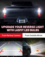 LASFIT 921 LED Bulb Reverse Lights, 912 T15 Back Up Light CANBUS Error Free W16W 906 Reversing Bulb 904 916 6000K Xenon White New Upgrade Design, Plug and Play (Pack of 2) - Image 6