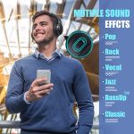 BERIBES Bluetooth Headphones Over Ear, 65H Playtime and 6 EQ Music Modes Wireless Headphones with Microphone, HiFi Stereo Foldable Lightweight Headset, Deep Bass for Home Office Cellphone PC Ect. - Image 7