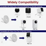 2-Pack 30FT Power Extension Cable – USB to Micro USB, Flat Cable with L-Shaped Adapter for Security Cameras - Image 7