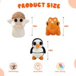 50 pcs Animal Figurines, 3D Printed Animal Figurines Set, Articulated, Party Favors, Pocket Fidget Toys Bulk, Goodie Bag Stuffers, Valentines Day Gifts for Boys Girls Toddlers, Classroom rewards - Image 5