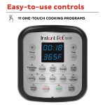 Instant Pot Duo Crisp 11-in-1 Air Fryer and Electric Pressure Cooker Combo with Multicooker Lids that Air Fries, Steams, Slow Cooks, Sautés, Dehydrates, & More, Free App With Over 800 Recipes, 6 Quart - Image 5