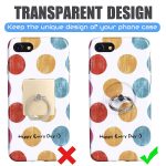 Transparent Phone Ring Holder Grip - EI Sonador Clear Cell Phone Ring Stand Holder Finger Grip Kickstand 360° Rotation, Compatible with Most of Phones, Tablets and Case (2 Silver Diamond) - Image 6