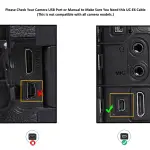 USB Cable Photo Transfer Charger Cord UC-E6 for Nikon D3300 D750 D5300 D7200 D3200, Coolpix B500, Select Coolpix & DSLR (Please See Product Pictures & Complete List of Compatible Nikon Models Below) - Image 4