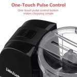 Liebe&Lecker Mini Food Processor,1.5 Cup Mini Chopper for Cutting Vegetable, Garlic,Onion and Meat - Image 4