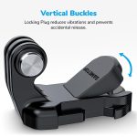 Sametop Helmet Sticky Mounts Adhesive Buckle Mount Screw Accessory Kit Compatible with GoPro Hero 13 12 11 10 Max 9 8 7 6 5 Session DJI Osmo Insta360 AKASO Action Cameras (12 in 1) - Image 5